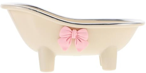 DECHOUS Seifenschale in Badewannenform Dekorative Seifenschale Für Die Küche Mini-pflanzgefäß Cocktailgläser Für Die Badewanne Seifenhalter Lustiger Abs Reisen Altmodisch Glas
