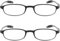Mcoorn Lesebrille Flexibel Anti Blau für Damen Herren mit Etui, Lesehilfe Klein Tragbar Liegen Tragbar TR90, Dioptrien +1,25