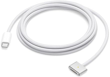 Cable USB C a magnético 3 de 140 W, compatible con Mac Book Pro/Air 2021-2023 (M1, M2, M3 de 14 a 16 pulgadas), nailon trenzado, 2 m