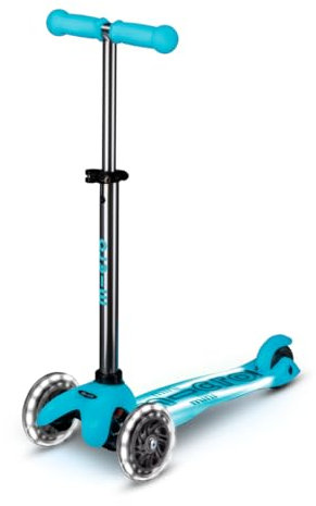 Micro Mobility mini micro deluxe glow LED plus Glacier aqua