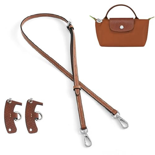 Handtasche No-Punch Transformationszubehör, Mini Bags Schulterriemen aus Leder,längenverstellbarer Ersatzriemen aus Leder