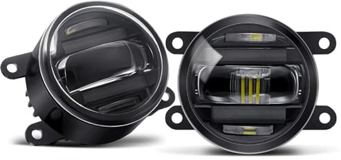 RUIHAHA Auto Nebelscheinwerfer für Vauxhall Opel Vivaro B 2015-2019, Auto Links Rechts Vorne Stoßstange Tagfahrlicht Nebelscheinwerfer Montage,White and White