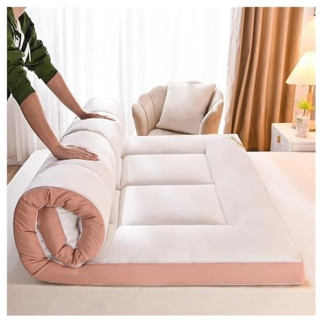 Japanische Bodenmatratze, Futonmatratze, Faltbare, Dicke Tatami-Matte, Isomatte, Tragbare Matratze, Gästematratze, Für Campingcouch(03,King)