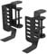 Vibhgtf Vertical Laptop Stand - Side Laptop Organiser, Side Desk Mount, Vertical Laptop Storage Shelf | Organ Holder Clip