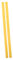 GOOHOCHY 2st Skateboard-stoßstange Professionelle Longboardschiene Longboardstreifen Longboard-schienen Austauschbarer Skateboard-rippenknochen Griffbretter, Deckschienen Plastik Yellow