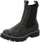 Palado Chelsea Boots Damen Dedej - warme & bequeme Winterschuhe mit rutschfester Gummisohle - moderne Boots mit Stretch-Einsatz für Herbst & Winter Khaki UK8 - EU41