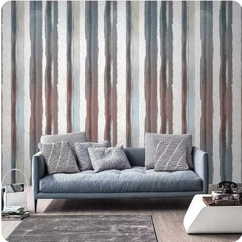 XDOUBAO 3D Wallpaper Art Ink Painting Vertical Stripe Wallpaper for Bedroom Living Room Background Wall Mural,3D,200x140cm