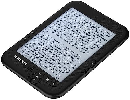 6 -inch Electronic Book Reader 300DPI Blue Cover 16 Go Écran à Tout Moment Lisez 29 Options de Langue à Tout Moment (8G)