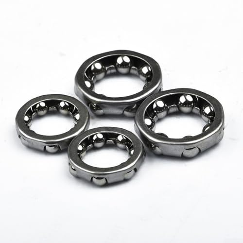 Volakebeing Radnabenlager für Fahrrad für 3/16 Zoll und /4 Zoll vorne und hinten Paar Set – Stahl für Lager kompatibel mit Vorder- und Hinterrad