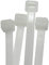 Lumonic 100x Kabelbinder 200 x 7,2mm I Weisse Kabelbinder in Industriequalität I Kabelbinder UV beständig, Kabelbinder wetterfest, Kabelbinder weiss