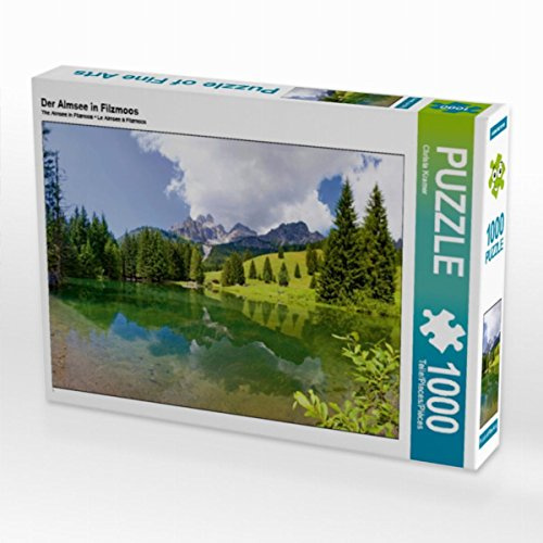 CALVENDO Puzzle Der Almsee in Filzmoos | 1000 Teile Lege-Größe 64 x 48 cm Foto-Puzzle für glückliche Stunden