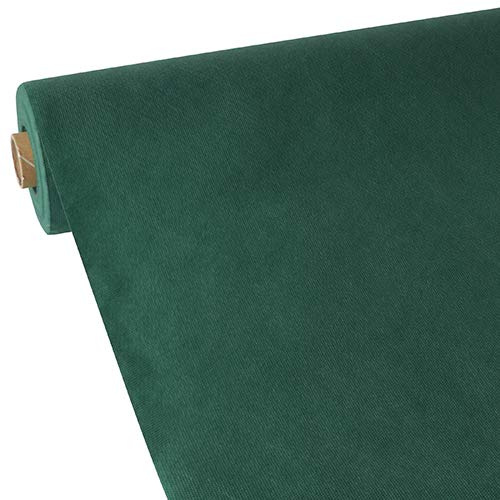 Papstar, Tischdecke, stoffähnlich, Vlies soft selection 40 m x 1,18 m dunkelgrün, #84193