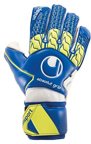 Uhlsport Herren Absolutgrip Torwarthandschuh, Marine/Fluo gelb/Weiß, 8