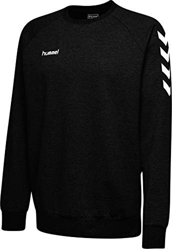 hummel Herren Hmlgo bomuld Sweatshirt, Schwarz, S EU