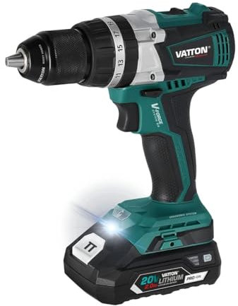 Taladro percutor VATTON batería 2.0AH BRUSHLESS