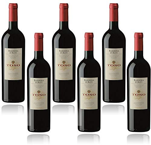 Toso S.p.a Toso Vino Rosso Barbera D'Asti DOCG, Piemonte, 6 bottiglie, 6 x 750ml