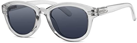 Eyekepper Katzenauge Lesebrille - Übergroße Stilvolle Lesehilfe für Damen Graue Gläser +1.50