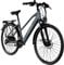 ZÜNDAPP Ebike Damen 28 Zoll Trekkingfahrrad | E Bike 24 Gänge 155-170 cm Elektro Fahrrad | E-Bike Elektrofahrrad mit hydraulischen Scheibenbremsen | Z810 (grau, 50 cm)