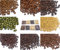 4000 Stück Holzperlen Set mit Loch 8 Motive Oval Rund Rondell Röhrchen Holz Perlen zum fädeln für DIY Schmuck Herstellung Armband Wooden Beads