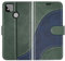 BoxTii Coque pour Xiaomi Redmi 9C, Portefeuille Etui en Cuir PU, Magnétique Protection Housse Coque pour Xiaomi Redmi 9C, Vert