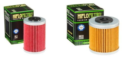 HIFLO Satz Ölfilter passend für KTM 690 Duke und Duke R ab 2012 HF155 + HF 651