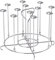 Air Fryer Skewer Stand, Stainless Steel Kebab Skewers Rack, Air Fryer Accessories for Ninja Foodi Air Fryer Kitchen Cooking BBQ(6QT)