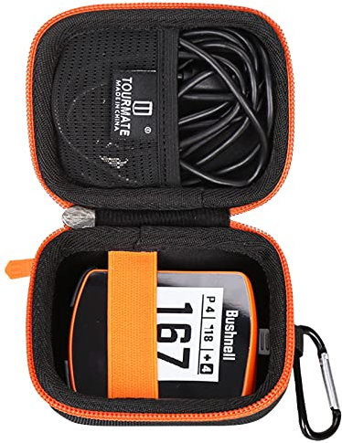 Tourmate Golf-GPS-Aufbewahrungshülle, kompatibel mit Bushnell Phantom 2 Entfernungsmesser, Reisetasche für Wearable4U – Bushnell Phantom 3 GPS-Entfernungsmesser (Box zum Verkauf) (Orange)