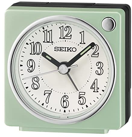 Seiko Clocks QHE197M Alarm Clock With Alarm