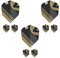 Target Darts Chicane Design 3 x Sets von Pro. Ultra Schwarz Ten-X Dart Flights - insgesamt 9 Stück