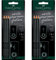 Faber-Castell 217059 - Bleistifte Set Sleeve, mit Spitzer, Radiergummi und 3 Bleistifte, Schreibset Grip 2001 schwarz (Packung mit 2)