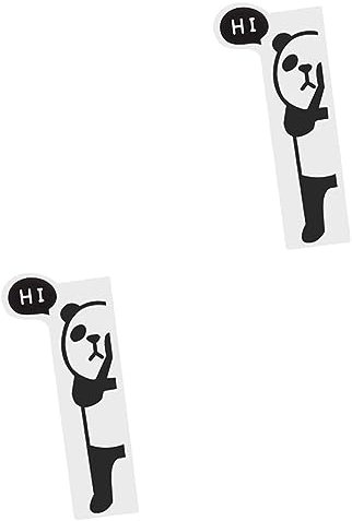 EXCEART 2pcs Memo Board for Monitor Computer Message Board Holder Office Decor Panda Print