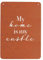 EXTRAVAGANT® Schild „My home is my castle“ Wanddekoration Spruch Gartendeko Wohnungsdeko Gartenschild Metall Innen Außen wetterfest Geschenk Garten Wohnung Terrasse Geschenkidee Einzug