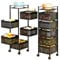 All Home Basics Carrito Auxiliar con Ruedas - Carrito Cocina Gran Capacidad - Carro Cocina - Verdulero Cocina - Fruteros de Cocina - Carrito de Cocina - Carrito baño - Carrito Verdulero para Cocina