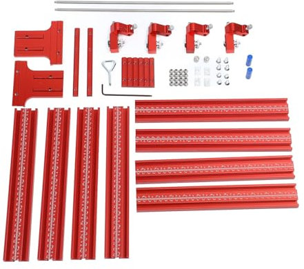 Woodworking Rail, 1200mm Saw Guide Rail, Aluminium Alloy Woodworking Track Parallel Guide Rail, High Accuracy Rail Saw Rail for, Power Circular Saws