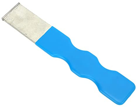 Raschietto in carburo, raschietto 1‑1/4 pollici con impugnatura ergonomica blu, punta in carburo di tungsteno, strumento di rimozione universale portatile per guarnizioni, rimozione della ruggine