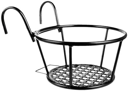 Ghjkldha Geländer Blumentopf | Terrassengeländer Blumenständer | Geländer Blumentopfhalter | Deckgeländer Blumen Pflanzgefäß Hängende Blumen Topf Balkongeländer Blumenkasten Balkongeländer Topfhalter