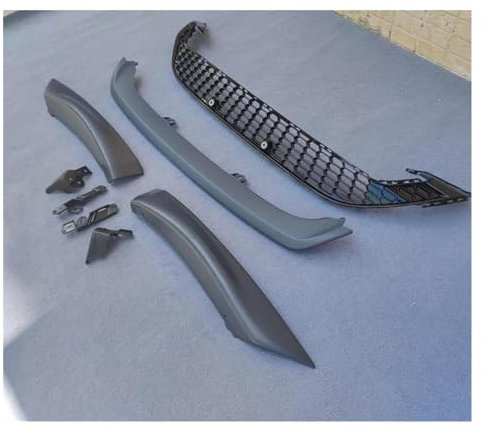 Frontspoiler Lippe Spoilerlippe Frontspoiler Für Ford Für Focus 2015 2016 2017 2018 Frontschürze Lip Body Kit Spoiler Flügel Weiß(Unpainted)