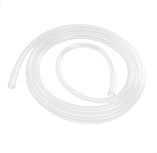 Yesallwas PVC Clear Plastic Tube Pipe, 10mm ID x 12mm OD 3 Meter 10ft PVC Transparent Hose Plastic Vinyl Tubing for Water Air Pump