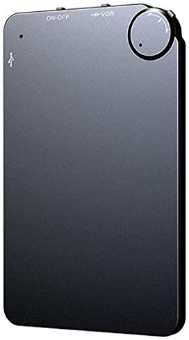 Grabadora de Voz Activada Profesional Ultra Delgada para Reuniones, Conferencias, Memos de Voz con 32GB - Grabadora de Audio con Microchip DPS - Dispositivo de Audio Activado por Voz Inteligente