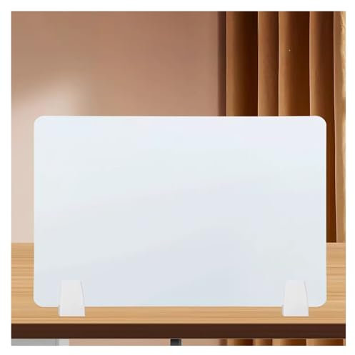Generisch Schreibtisch-Trennwand, Trennwand aus PVC, Sichtschutztafeln, Schreibtisch-Trennwand, Büro-Trennwand for Studentenschreibtische(L50xH30cm(19.69x11.81in))