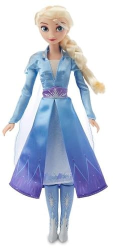 DISNEY STORE Elsa Singende Puppe - Frozen 2 - 11''