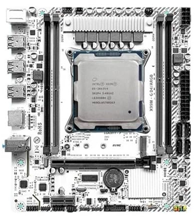 1PCS X99M-G Motherboard M-ATX combo E5 2643 V4 8GB*2 2133MHz DDR4 ECC RGB kit bundle DIY ARGB software(Motherboard+RAM)