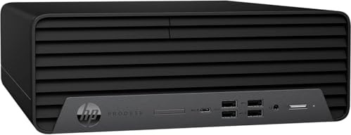 HP ProDesk 600 G6 SFF Desktop Computer, Intel Core i5-10500, 8 GB RAM, 256 GB SSD, WiFi, Bluetooth, tastiera QWERTY US, Windows 11 Pro (ricondizionato)