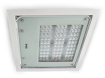 Foco Proyector LED 80W 8.000Lm 6000ºK IP65 Empotrable Especial Doseles 50.000H [NE-FL-GAS-80W-CW | Greenice