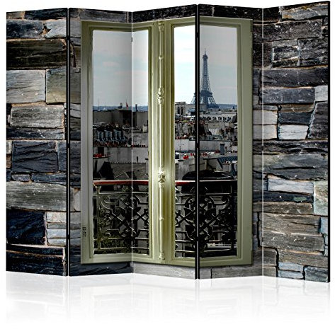 RAUMTEILER/PARAVENT B&D XXL - Fensterblick Fenster, 225x172 cm, 5-teilig