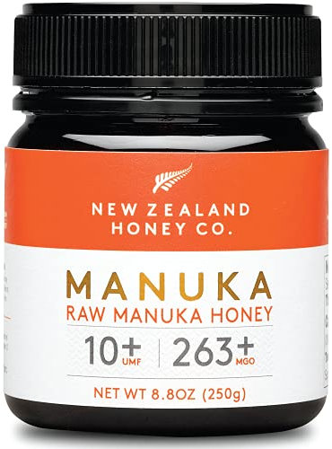 Miel de Manuka MGO 263+ / UMF 10+ de New Zealand Honey Co. | Actif et brut | Fabriqué en Nouvelle-Zélande | 250g
