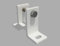 home Trends Markisen Wandkonsole kleine Wandhalterung für Gelenkarm- und Halbkassettenmarkisen mit Befestigung (1, Aluminium-40mm-Weiß)