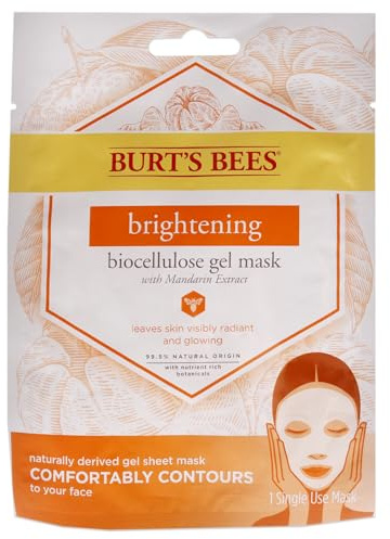 Burts Bees Brightening Biocellulose Gel Face Mask for Women 1 Pc Mask