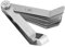 Feeler Gauge, strumento di ispezione della saldatura del righello del calibro curvo della febbre in acciaio inossidabile 0.05-1.00mm misura righello