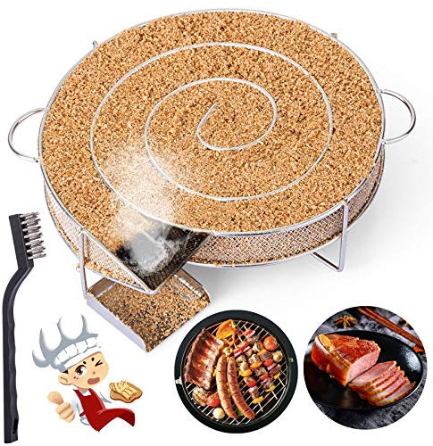 LIHAO Générateur de fumoir viande poisson avec brosse nettoyage grille barbecue